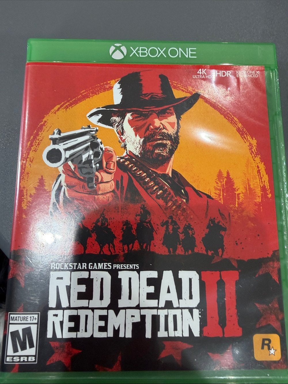 Red Dead Redemption II (Xbox One) - Red and Orange Cover